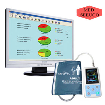 Color gran pantalla LCD presión arterial Monitor Abpm50